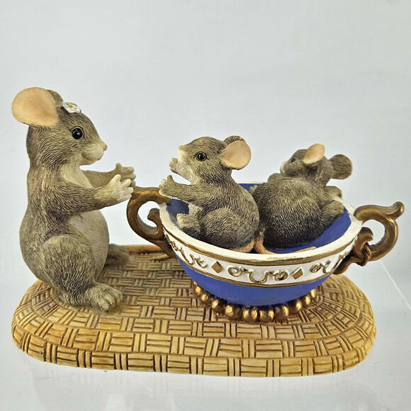 Charming Tails Fragile Handle With Care Figurine Limited Edition - Picture 4 of 7